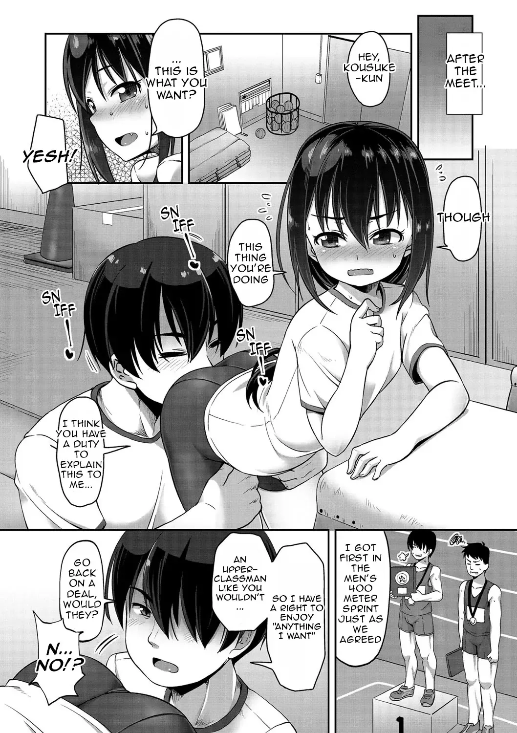 [Mamezou] doryoku de tsukamu senpai shiri! | seize senpai's ass through hard work! Fhentai - Page 4