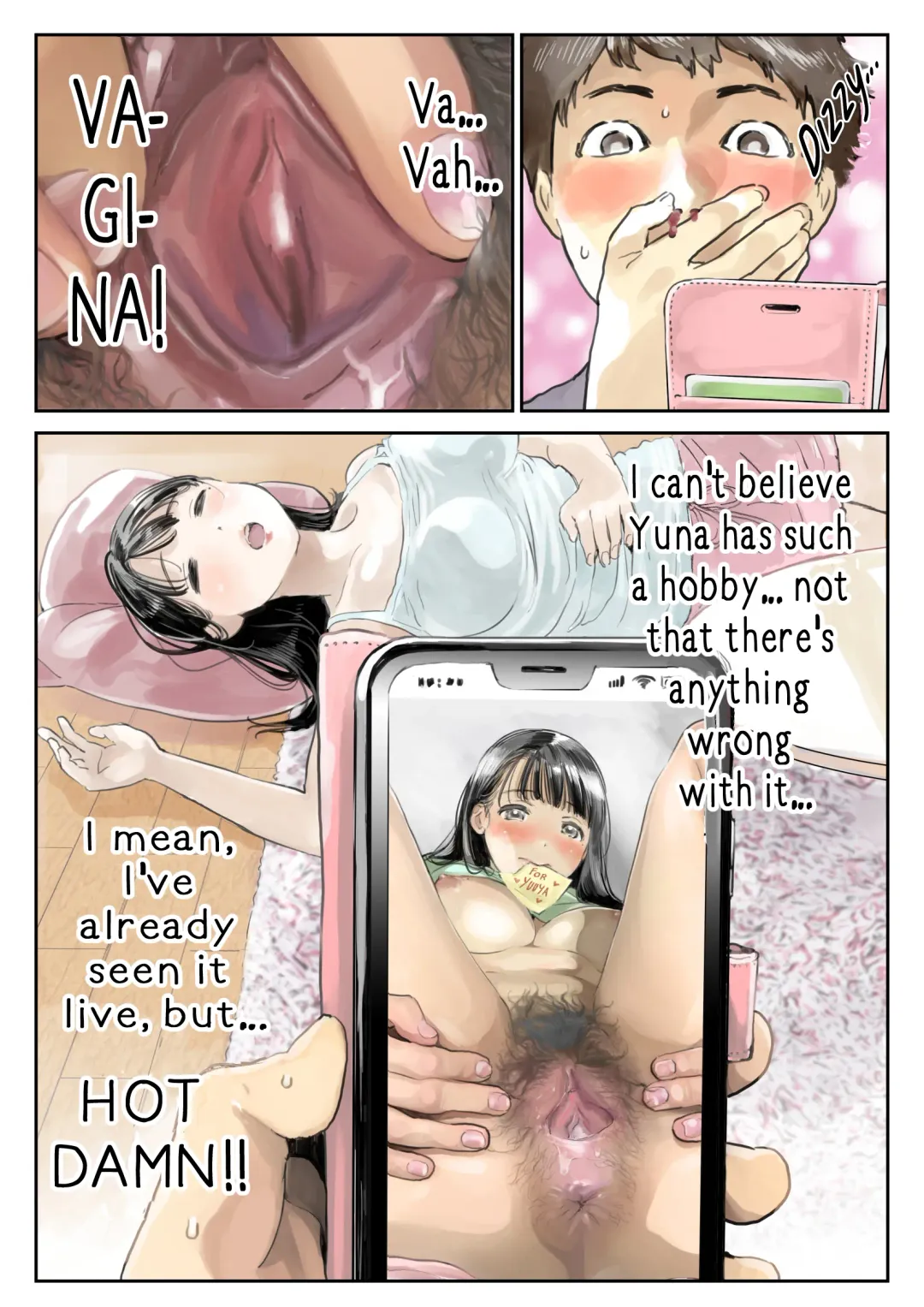 [Chocoro] Kanojo no SmaPho o Nozoita dake nano ni | I Just Snooped through Her Smartphone (decensored) Fhentai - Page 27