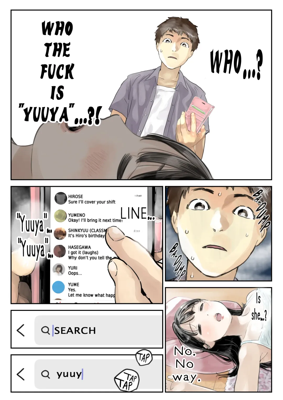 [Chocoro] Kanojo no SmaPho o Nozoita dake nano ni | I Just Snooped through Her Smartphone (decensored) Fhentai - Page 29