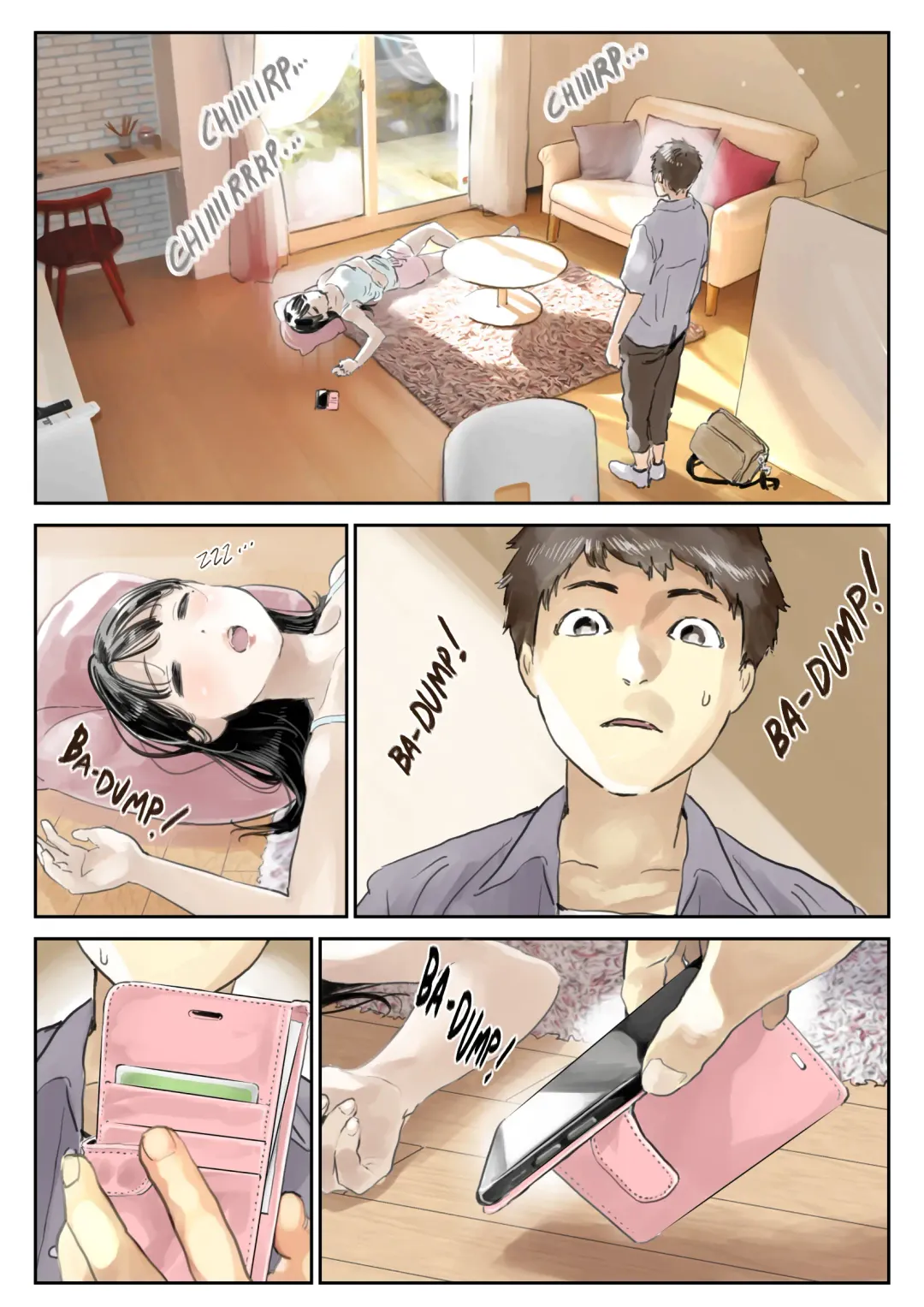 [Chocoro] Kanojo no SmaPho o Nozoita dake nano ni | I Just Snooped through Her Smartphone (decensored) Fhentai - Page 3