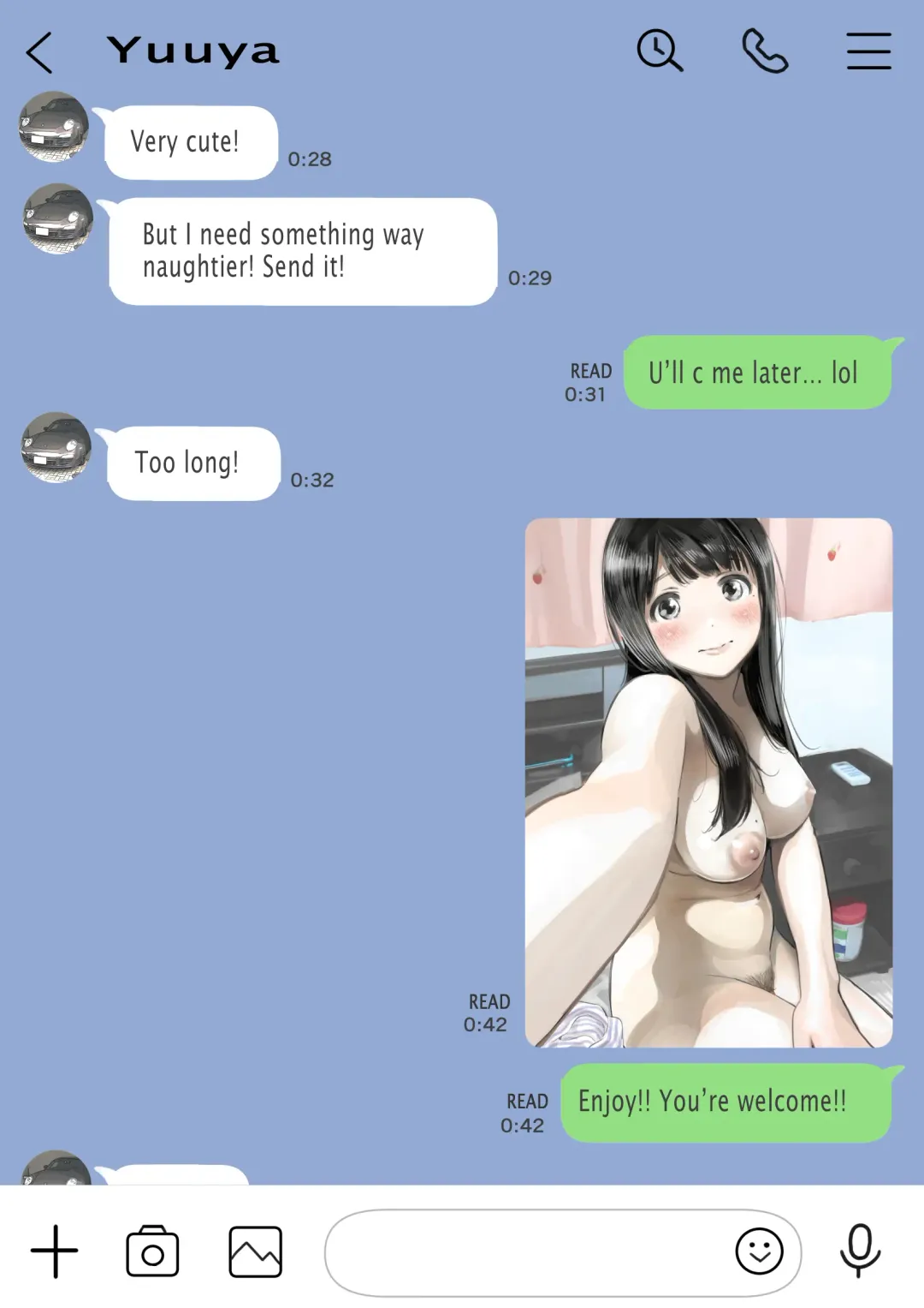 [Chocoro] Kanojo no SmaPho o Nozoita dake nano ni | I Just Snooped through Her Smartphone (decensored) Fhentai - Page 52