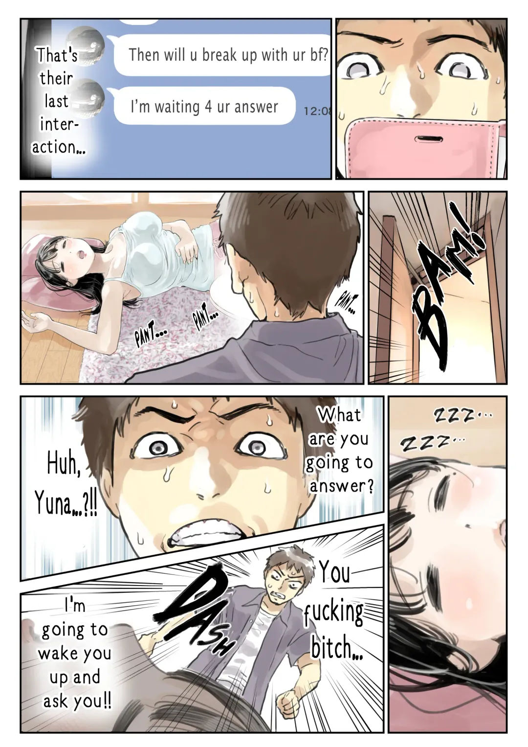 [Chocoro] Kanojo no SmaPho o Nozoita dake nano ni | I Just Snooped through Her Smartphone (decensored) Fhentai - Page 77