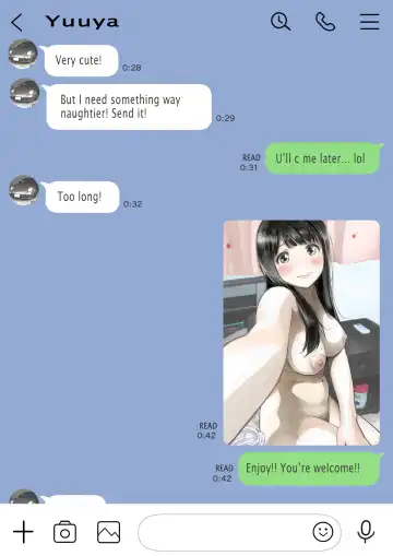 [Chocoro] Kanojo no SmaPho o Nozoita dake nano ni | I Just Snooped through Her Smartphone (decensored) Fhentai - Page 52