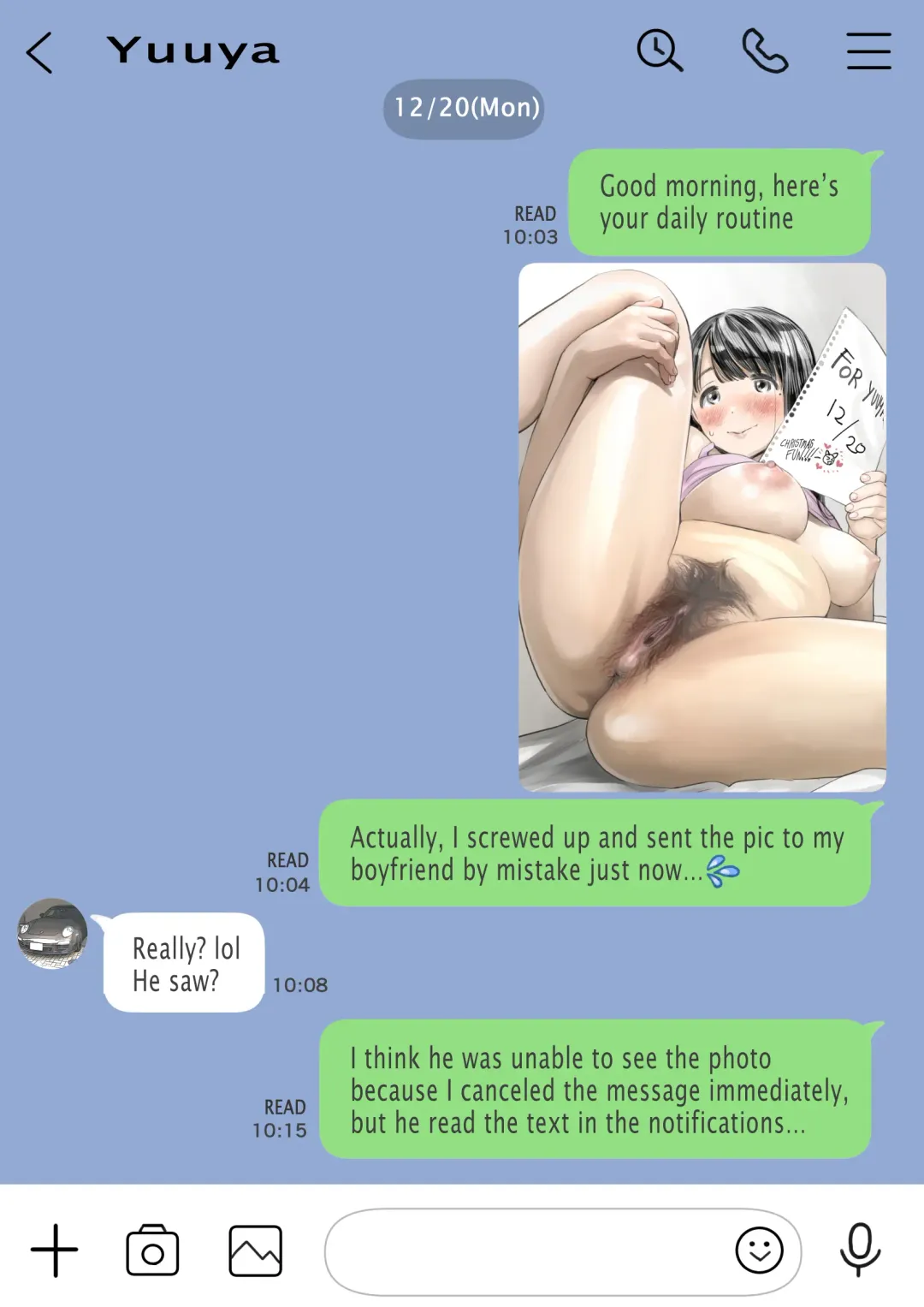 [Chocoro] Kanojo no SmaPho o Nozoita dake nano ni 2 |  I Just Snooped through Her Smartphone 2 (decensored) Fhentai - Page 102