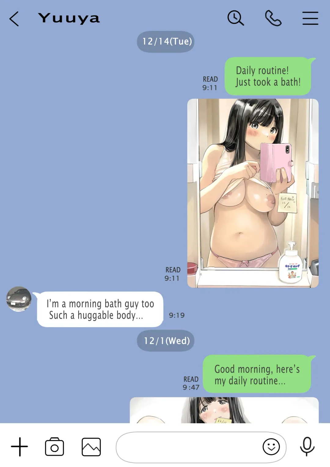[Chocoro] Kanojo no SmaPho o Nozoita dake nano ni 2 |  I Just Snooped through Her Smartphone 2 (decensored) Fhentai - Page 73