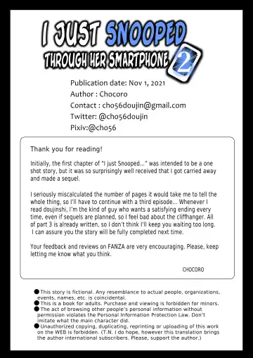 [Chocoro] Kanojo no SmaPho o Nozoita dake nano ni 2 |  I Just Snooped through Her Smartphone 2 (decensored) Fhentai - Page 132