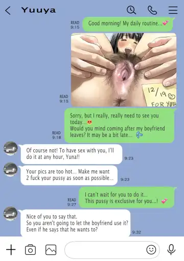 [Chocoro] Kanojo no SmaPho o Nozoita dake nano ni 2 |  I Just Snooped through Her Smartphone 2 (decensored) Fhentai - Page 91