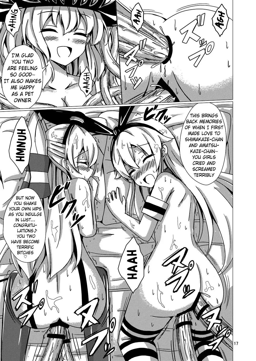 [Aikawa Ryou] Kuubo Wo-Kyuu-chan no Shimakaze Yuri Dorei Choukyou ~Kanketsuhen~ | Standard Carrier Wo-Class Shimakaze's Yuri Slave Training ~Final Chapter~ Fhentai - Page 18