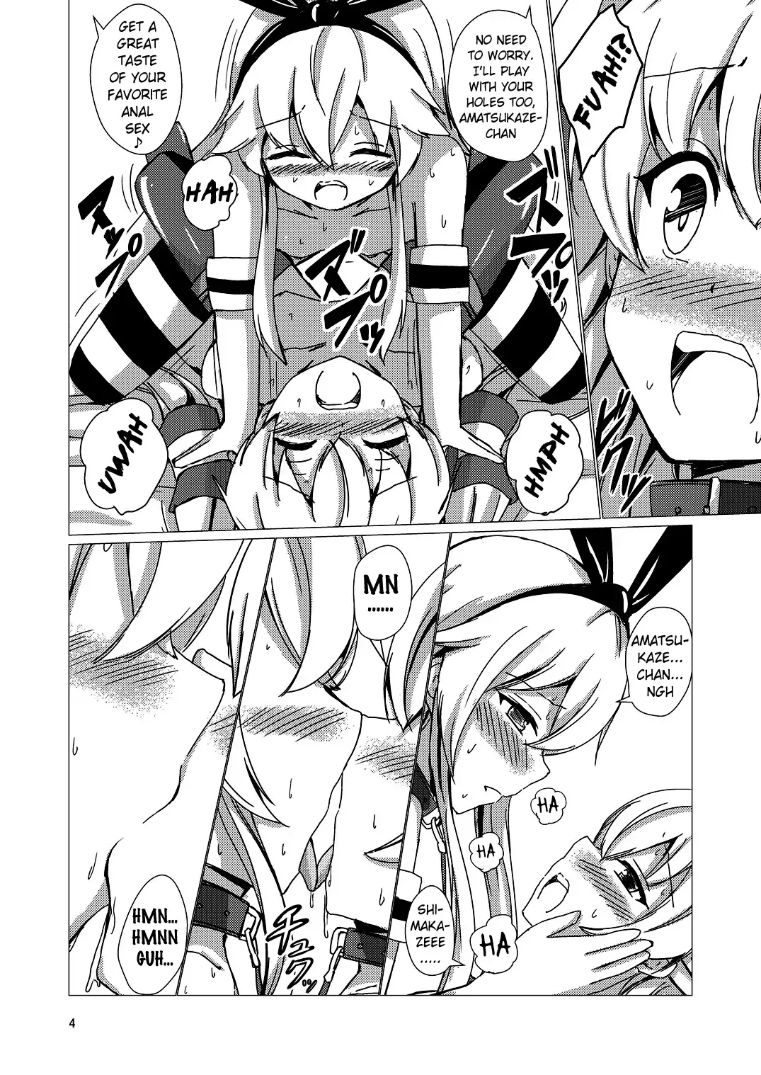 [Aikawa Ryou] Kuubo Wo-Kyuu-chan no Shimakaze Yuri Dorei Choukyou ~Kanketsuhen~ | Standard Carrier Wo-Class Shimakaze's Yuri Slave Training ~Final Chapter~ Fhentai - Page 5