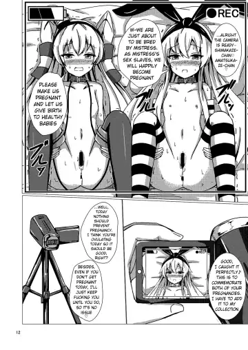 [Aikawa Ryou] Kuubo Wo-Kyuu-chan no Shimakaze Yuri Dorei Choukyou ~Kanketsuhen~ | Standard Carrier Wo-Class Shimakaze's Yuri Slave Training ~Final Chapter~ Fhentai - Page 13