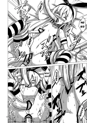 [Aikawa Ryou] Kuubo Wo-Kyuu-chan no Shimakaze Yuri Dorei Choukyou ~Kanketsuhen~ | Standard Carrier Wo-Class Shimakaze's Yuri Slave Training ~Final Chapter~ Fhentai - Page 15