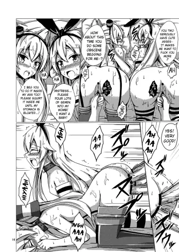 [Aikawa Ryou] Kuubo Wo-Kyuu-chan no Shimakaze Yuri Dorei Choukyou ~Kanketsuhen~ | Standard Carrier Wo-Class Shimakaze's Yuri Slave Training ~Final Chapter~ Fhentai - Page 17