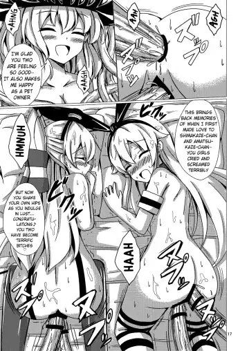 [Aikawa Ryou] Kuubo Wo-Kyuu-chan no Shimakaze Yuri Dorei Choukyou ~Kanketsuhen~ | Standard Carrier Wo-Class Shimakaze's Yuri Slave Training ~Final Chapter~ Fhentai - Page 18