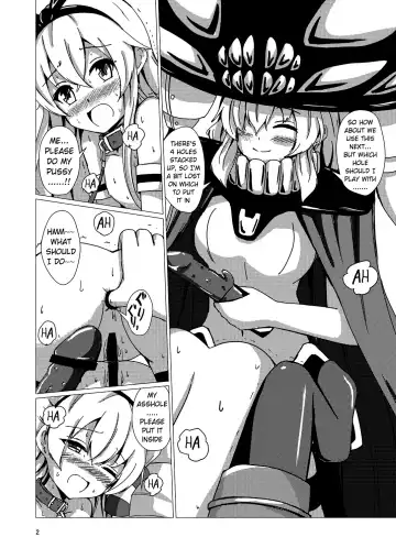 [Aikawa Ryou] Kuubo Wo-Kyuu-chan no Shimakaze Yuri Dorei Choukyou ~Kanketsuhen~ | Standard Carrier Wo-Class Shimakaze's Yuri Slave Training ~Final Chapter~ Fhentai - Page 3