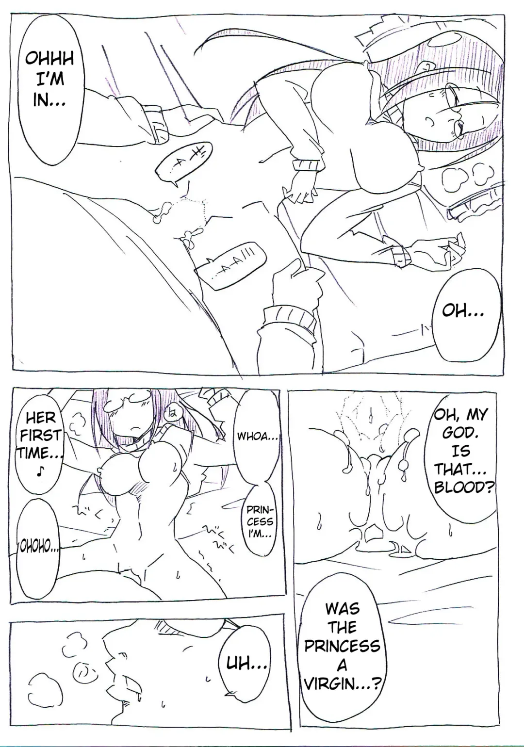 OtaCir no Hime ga Neteiru Aida ni Torimaki ni Okasareru | The princess is fucked in her sleep by an entourage of geeks Fhentai - Page 17