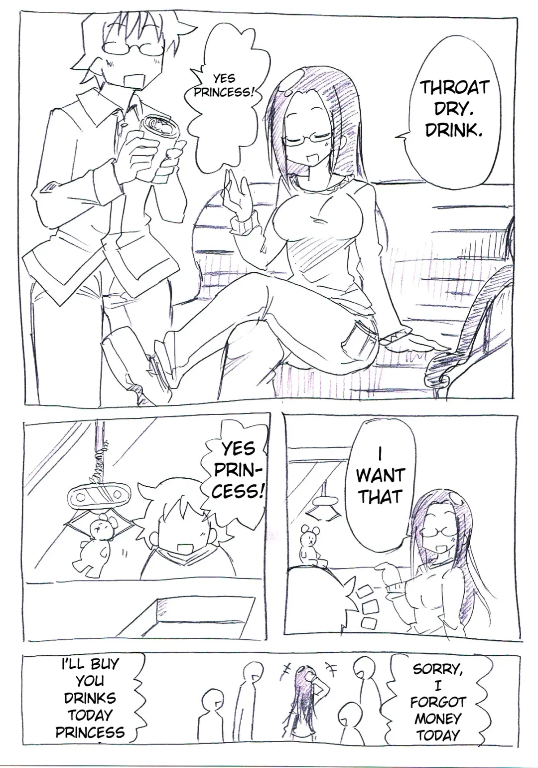 OtaCir no Hime ga Neteiru Aida ni Torimaki ni Okasareru | The princess is fucked in her sleep by an entourage of geeks Fhentai - Page 4