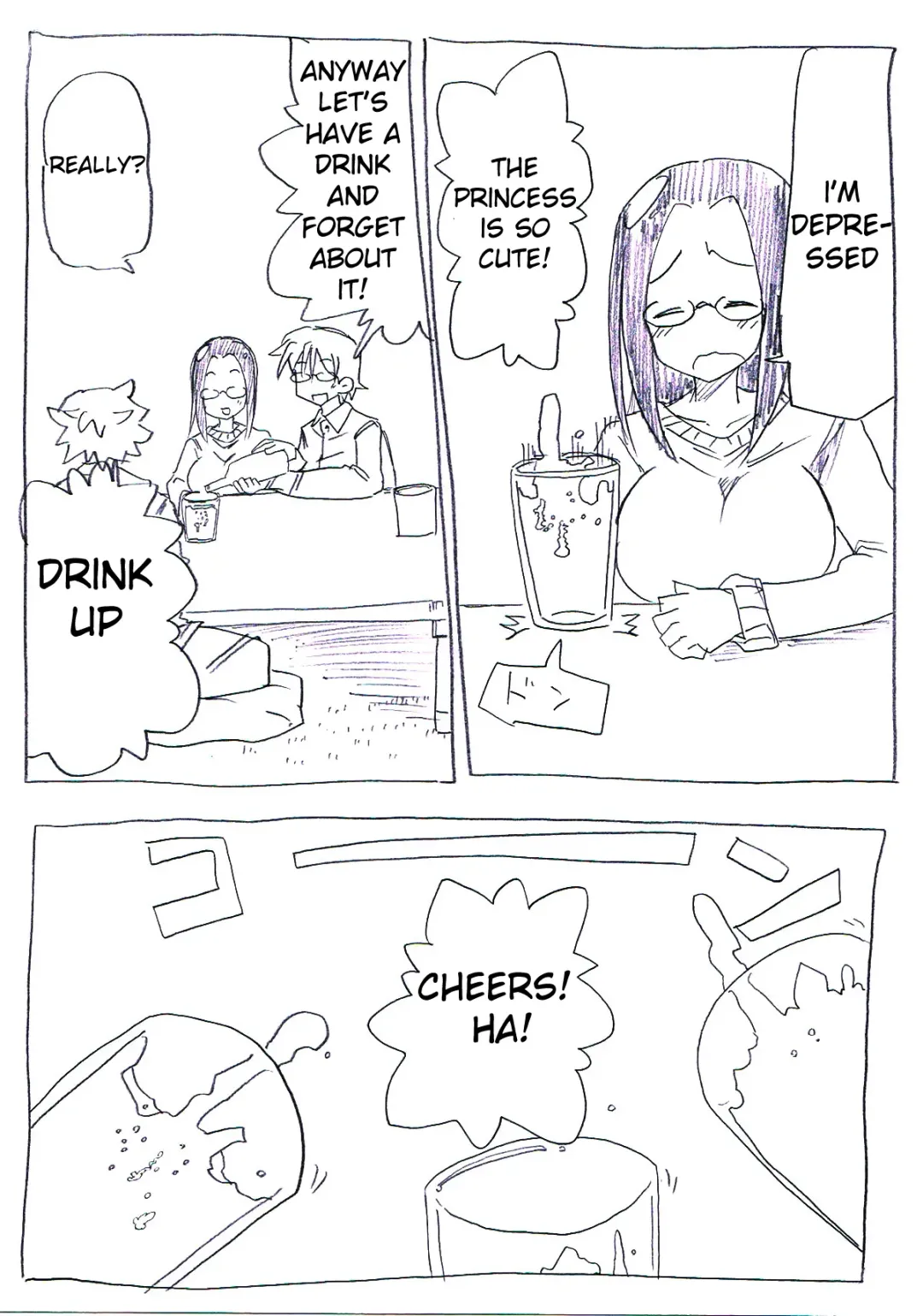 OtaCir no Hime ga Neteiru Aida ni Torimaki ni Okasareru | The princess is fucked in her sleep by an entourage of geeks Fhentai - Page 7