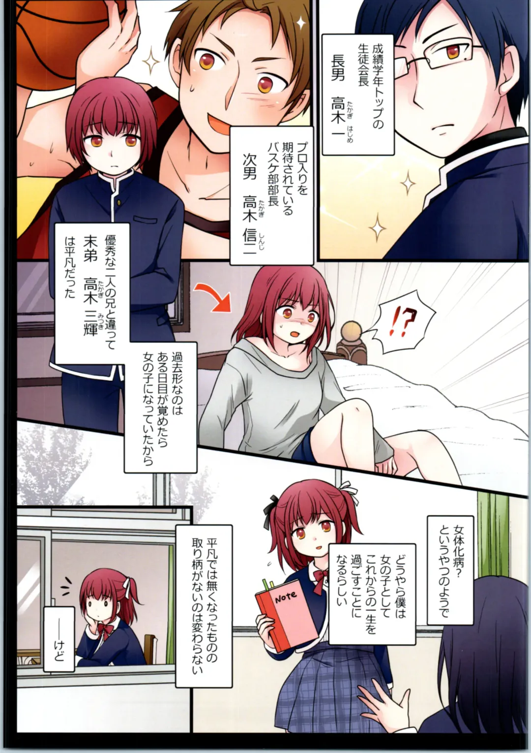 [Kanmuri - Kuratsuka Riko] TS Shite Onitatchi no Seiyokushori Kakari ni natta tachi no toaru Ichinichi Fhentai - Page 2