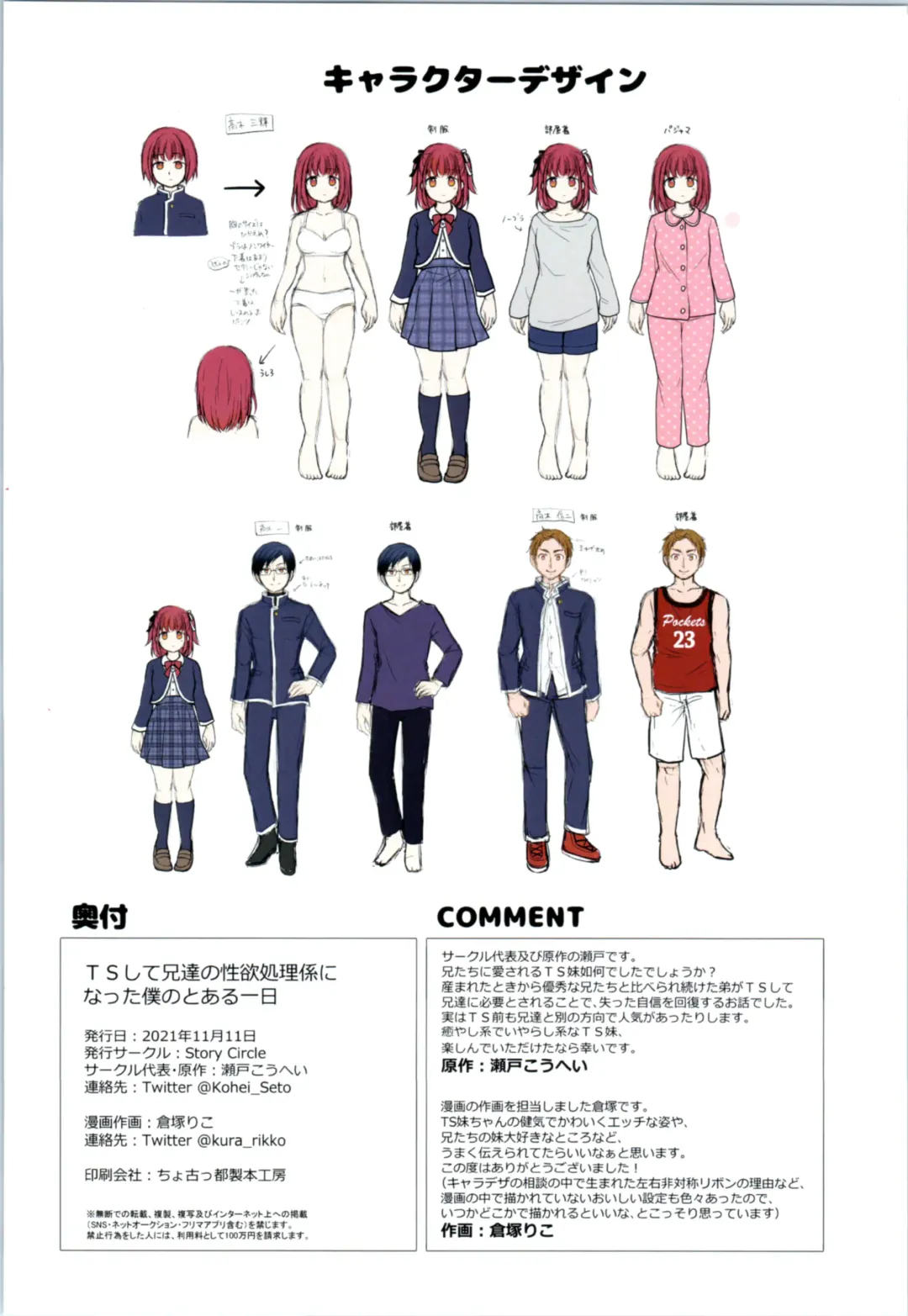 [Kanmuri - Kuratsuka Riko] TS Shite Onitatchi no Seiyokushori Kakari ni natta tachi no toaru Ichinichi Fhentai - Page 37