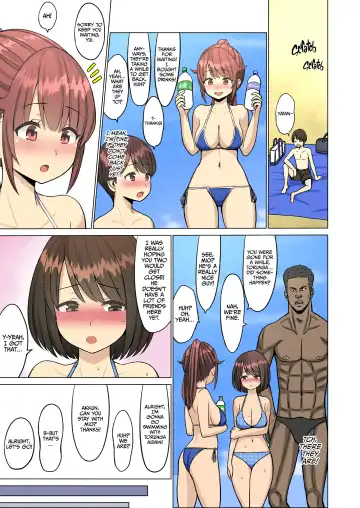 Suki Datta no ni... Natsu ~Osananajimi no Cheerleader ga Kokujin Ryuugakusei ni~ | But I Loved Her... Summer Chapter: My Cheerleader Friend Got Taken by a Foreign Student Fhentai - Page 46