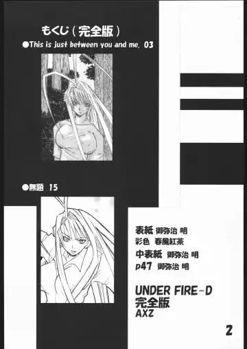 [Harukaze Koucha - Miyaji Akira] UNDER FIRE-D Kanzenban Fhentai - Page 3