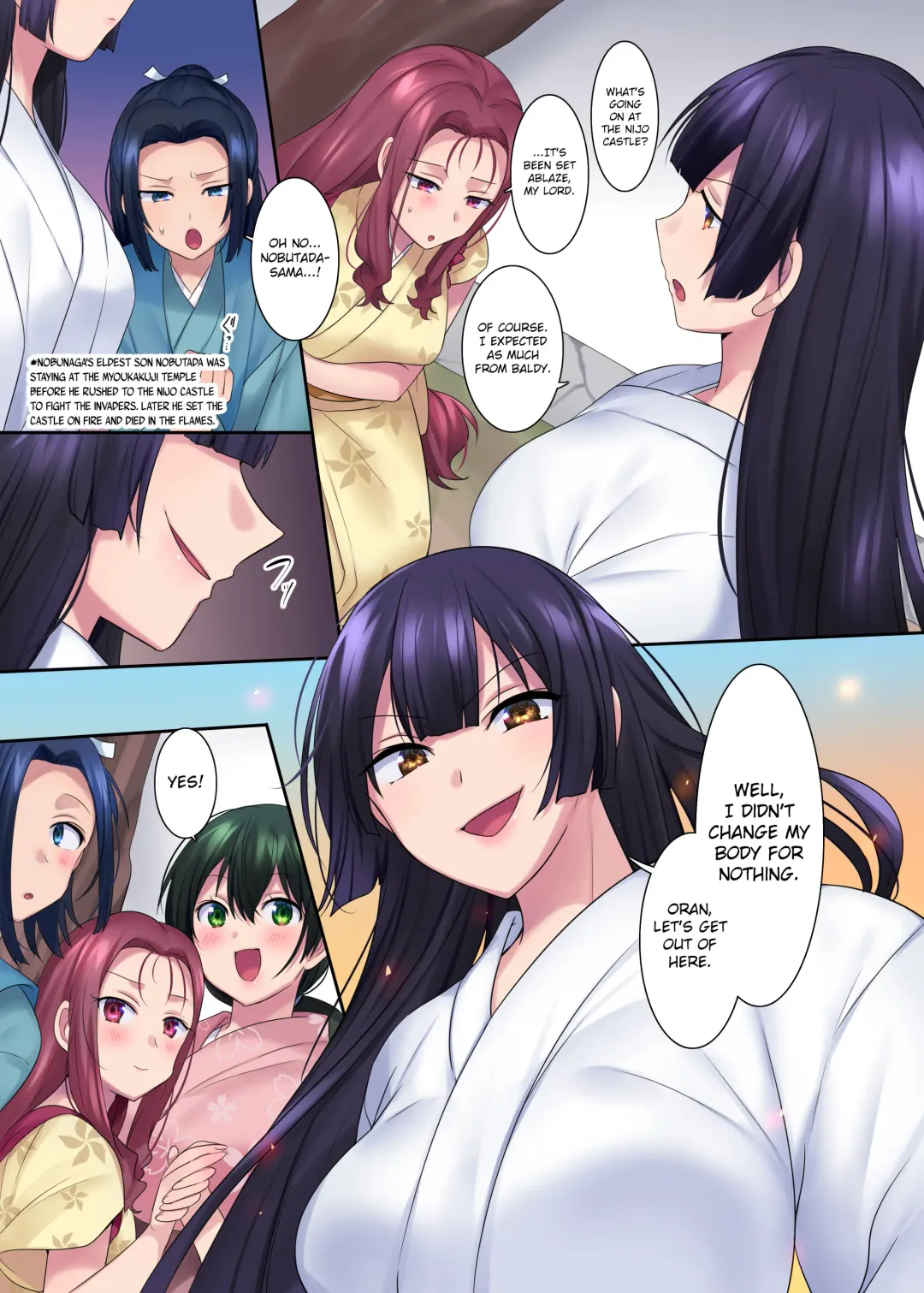 [Hiiragi Popura] Honnoji no Seihen ~Onna ni Sareta Nobunaga~ | Honnoji Transformation ~Nobunaga was Turned into a Girl~ Fhentai - Page 16