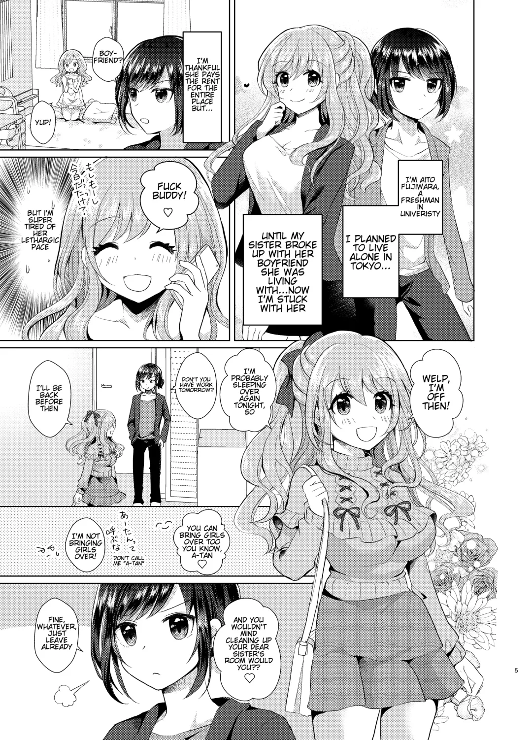 [Akasa Tanu] Ore to Aneki no Onnanoko Life Fhentai - Page 4