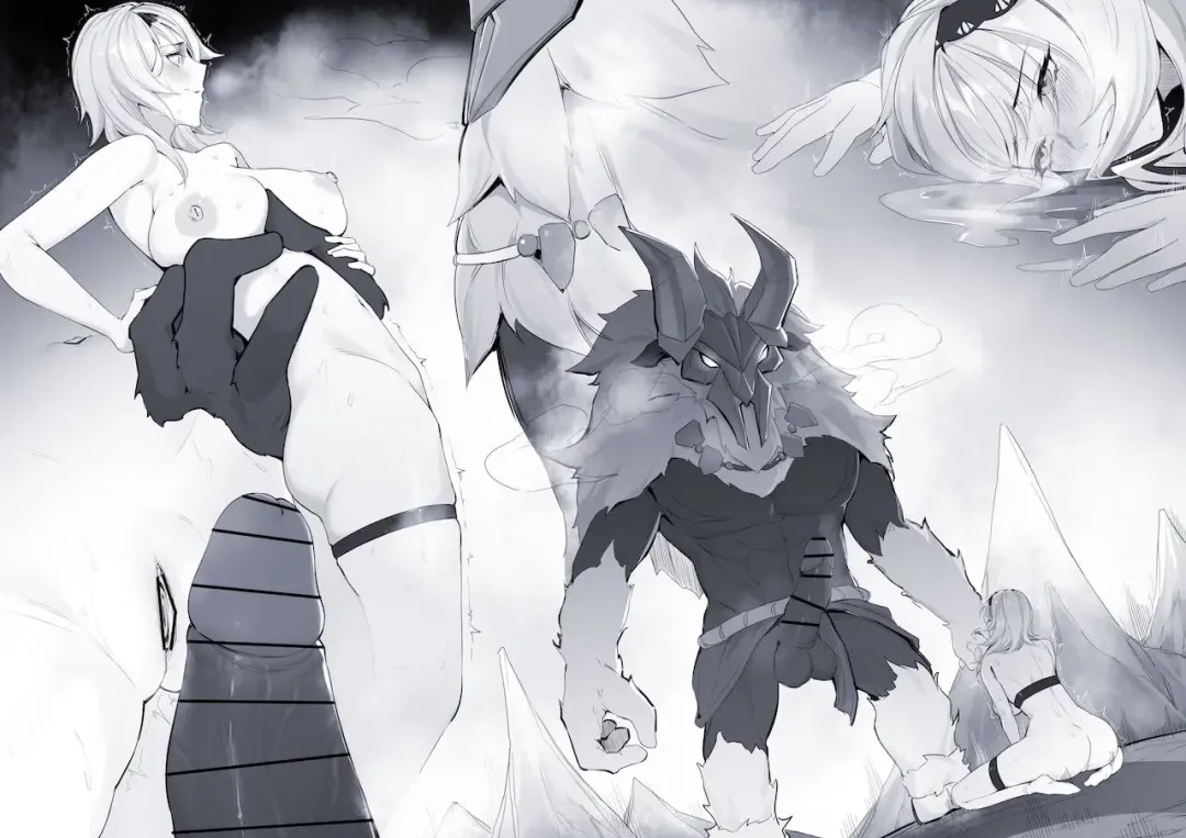 [Maskwolf] 丘丘霜铠王X优菈 Fhentai - Page 12