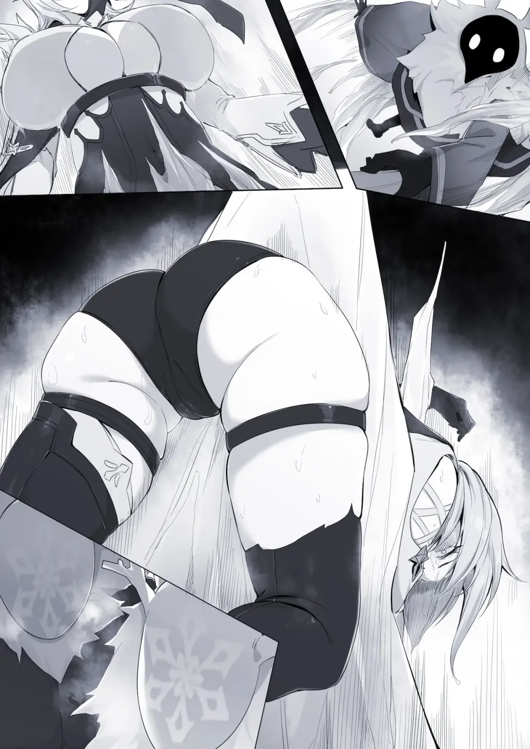 [Maskwolf] 丘丘霜铠王X优菈 Fhentai - Page 9