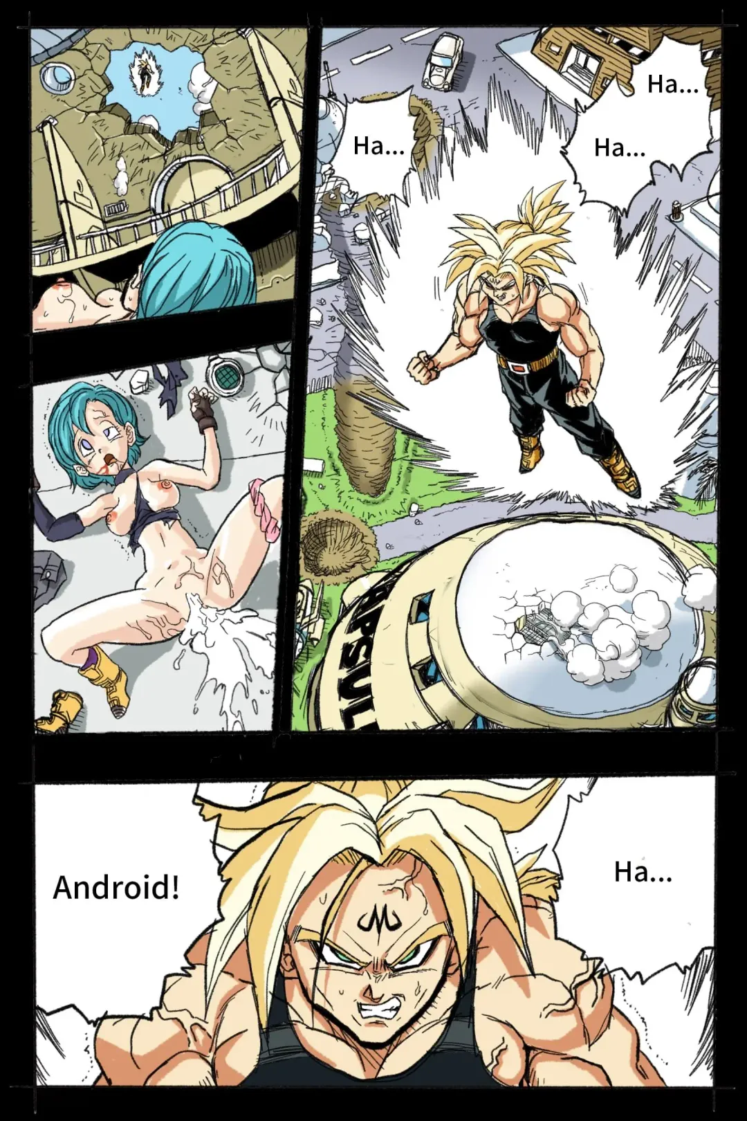 Ryona Budokai 3 - Android 18 vs Trunks Fhentai - Page 10