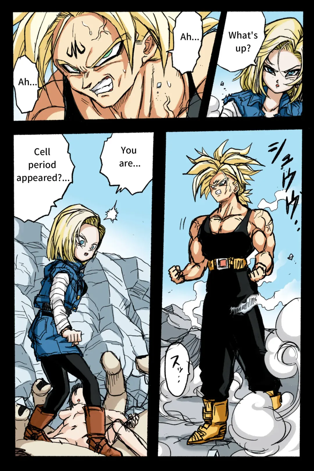 Ryona Budokai 3 - Android 18 vs Trunks Fhentai - Page 15