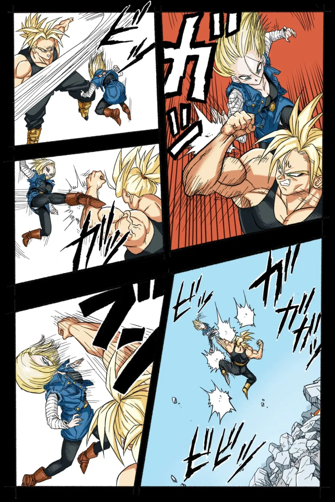 Ryona Budokai 3 - Android 18 vs Trunks Fhentai - Page 23