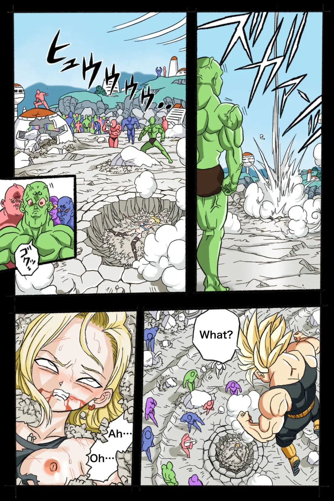 Ryona Budokai 3 - Android 18 vs Trunks Fhentai - Page 49