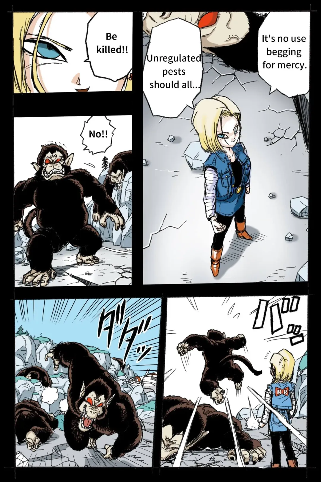 Ryona Budokai 3 - Android 18 vs Trunks Fhentai - Page 7
