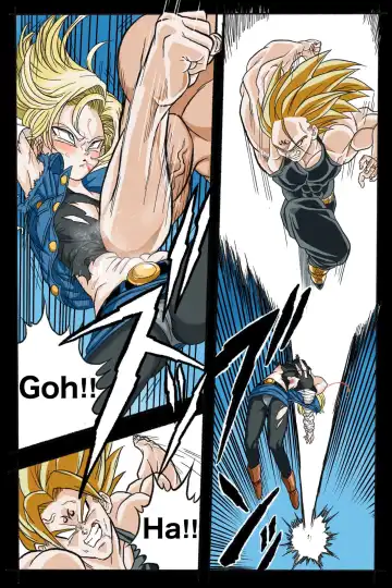 Ryona Budokai 3 - Android 18 vs Trunks Fhentai - Page 33