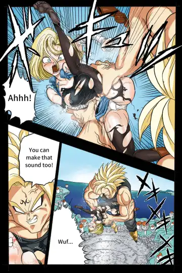 Ryona Budokai 3 - Android 18 vs Trunks Fhentai - Page 35