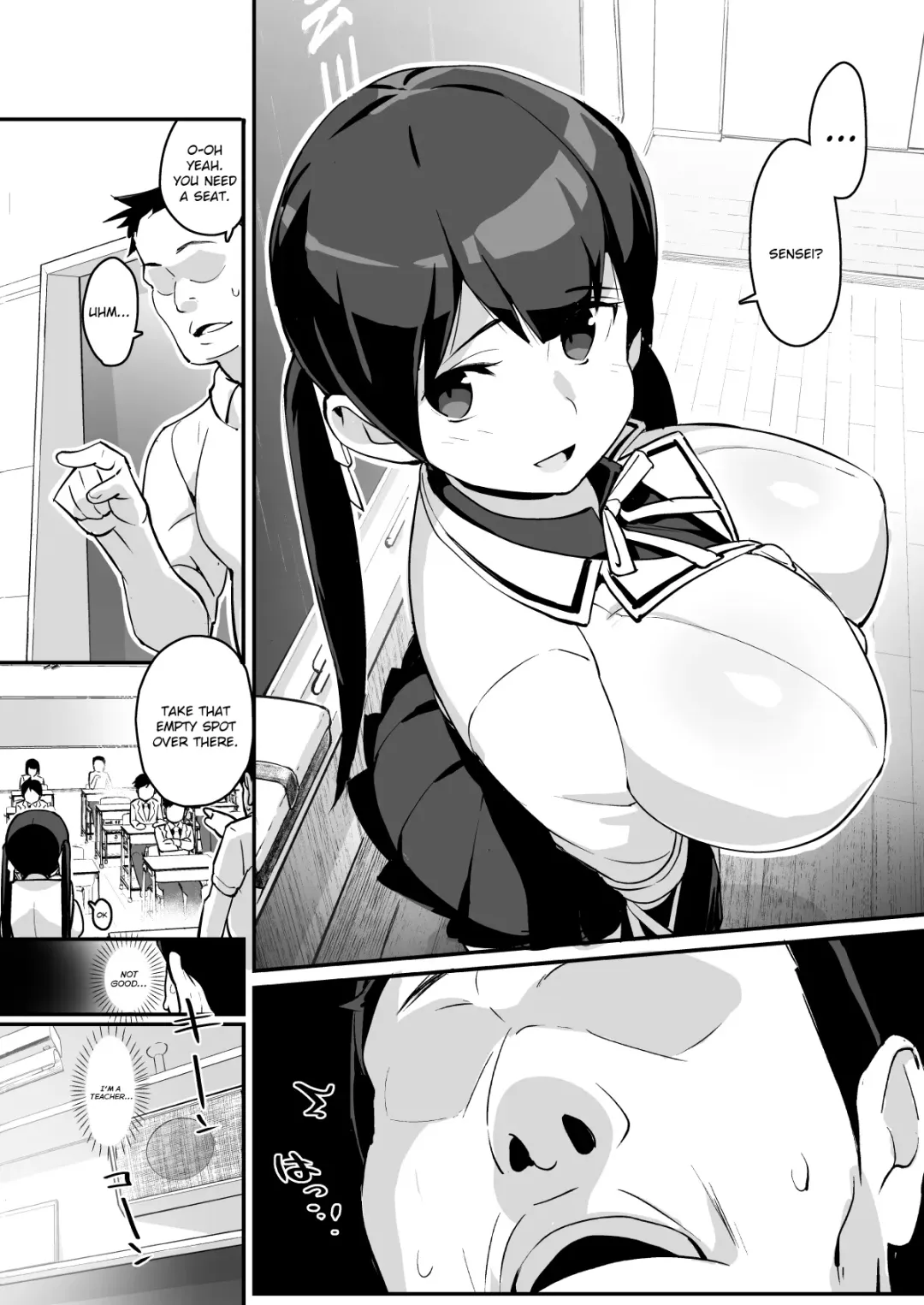 [Chirumakuro] Muchimuchi Kyonyuu Tenkousei Kumokawa Suzuran | Voluptuous, Buxom Transfer Student Kumokawa Suzuran Fhentai - Page 8