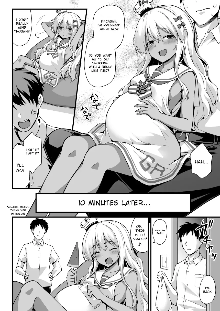 [Kokutou Nikke] Kanmusu Chakunin Grecale-chan to Tanoshii Botebara H Fhentai - Page 4