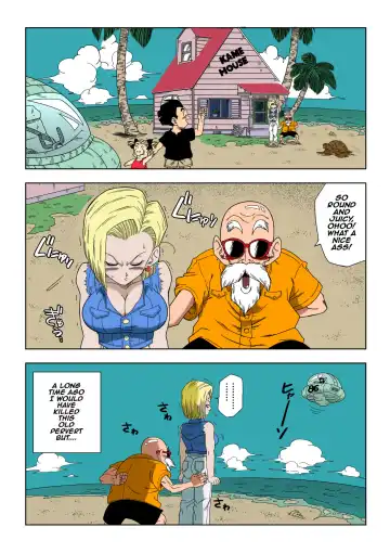 [Yamamoto] 18-gou vs Kame Sennin Android n18 VS Kamesennin (Dragon Ball Z) [English] [Decensored] colorrized (decensored) Fhentai - Page 2
