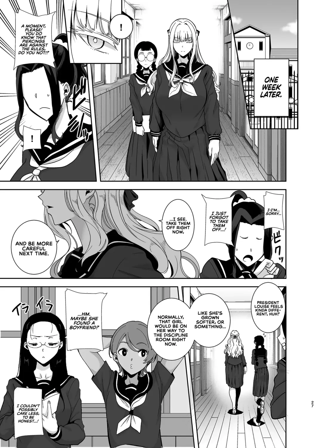 [Kurosu Gatari] Seika Jogakuin Koutoubu Kounin Sao Oji-san 4 Fhentai - Page 27