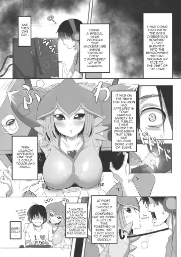 [Kirishima Ayu] Lilamon to Icha Love Seiseikatsu | Lovey-Dovey Sex Life with Lilamon Fhentai - Page 3