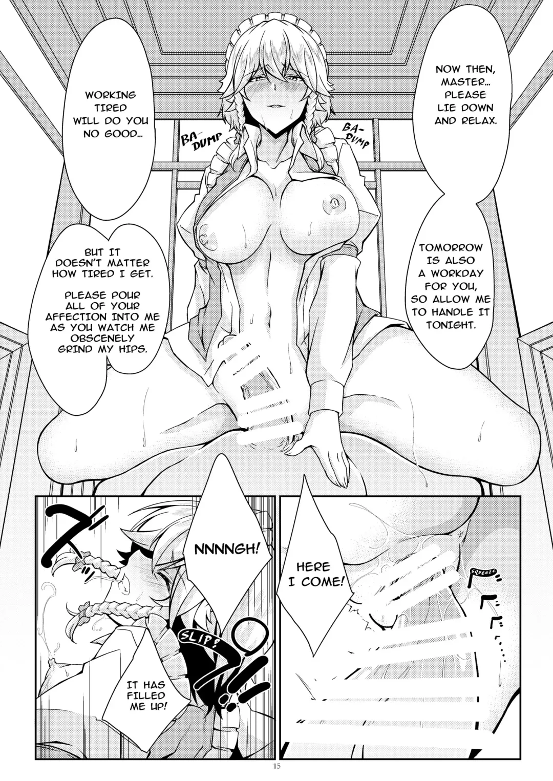 [Tatsuya] Sakuya to Iu Na no Maid-san | Sakuya The Maid Fhentai - Page 14