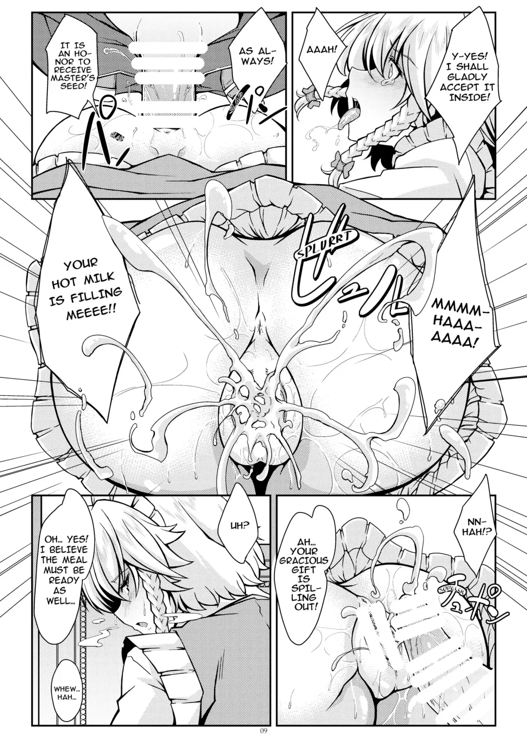 [Tatsuya] Sakuya to Iu Na no Maid-san | Sakuya The Maid Fhentai - Page 8