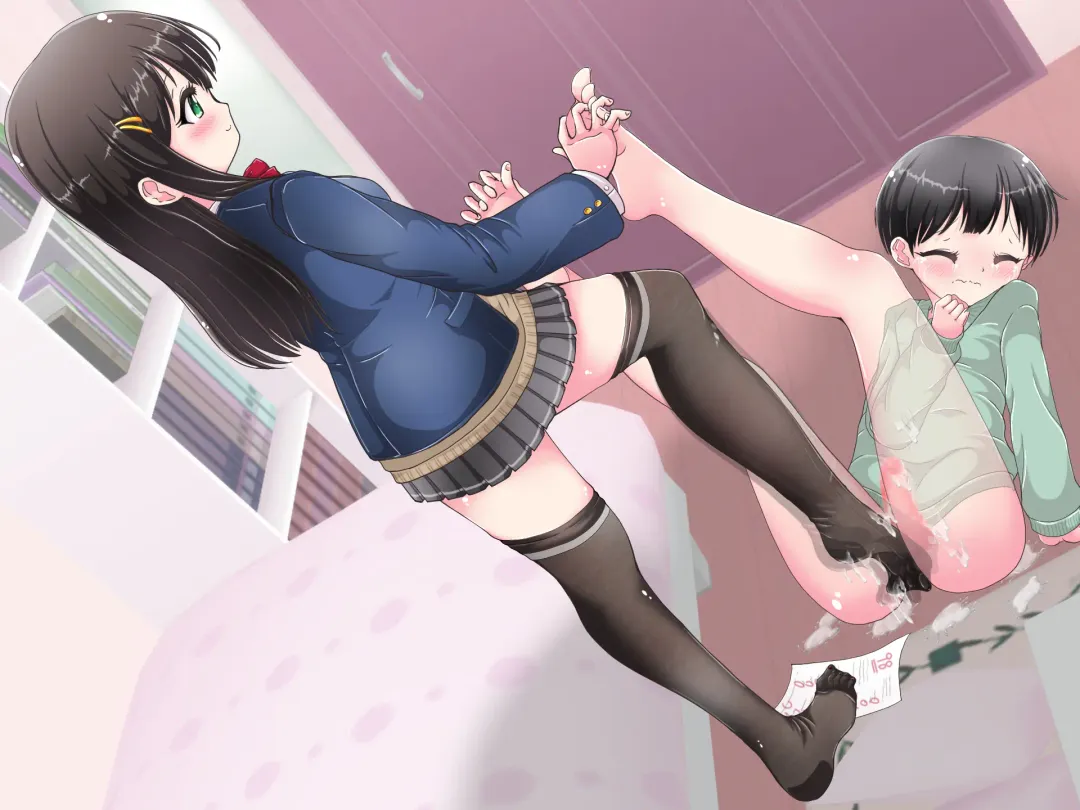 Ashi de sa reru no hazukashīkedo… o nēchan ni fuma retai Fhentai - Page 161