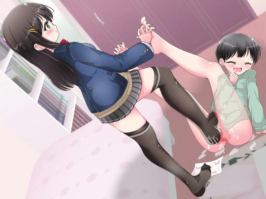 Ashi de sa reru no hazukashīkedo… o nēchan ni fuma retai Fhentai - Page 165