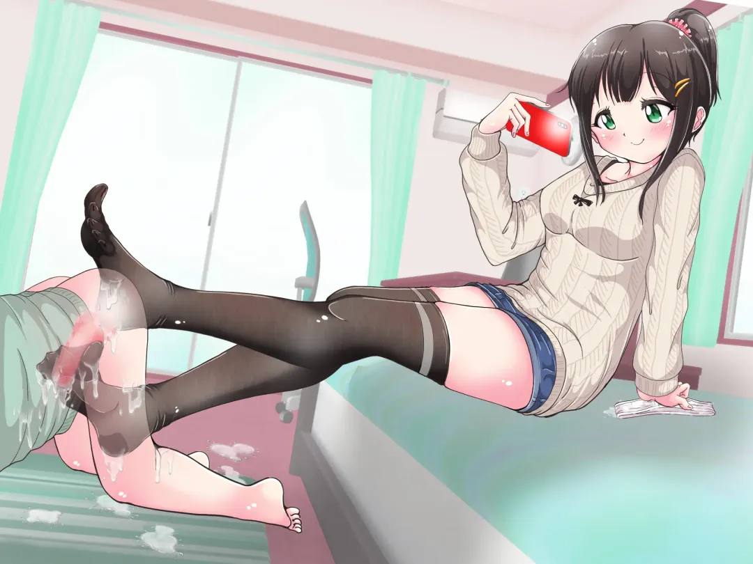 Ashi de sa reru no hazukashīkedo… o nēchan ni fuma retai Fhentai - Page 189