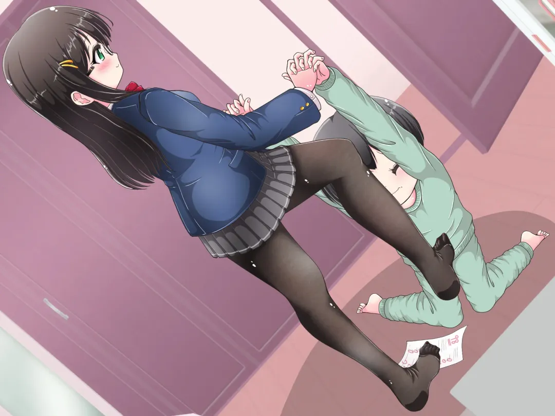 Ashi de sa reru no hazukashīkedo… o nēchan ni fuma retai Fhentai - Page 54