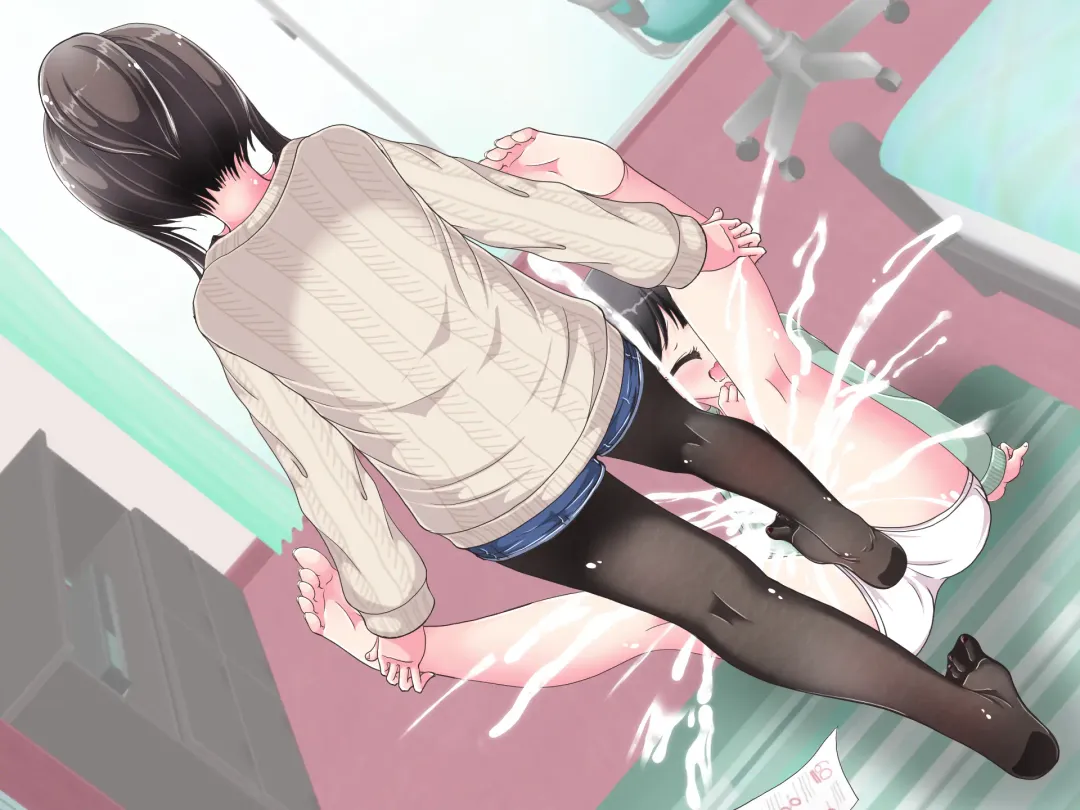 Ashi de sa reru no hazukashīkedo… o nēchan ni fuma retai Fhentai - Page 82