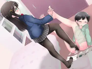 Ashi de sa reru no hazukashīkedo… o nēchan ni fuma retai Fhentai - Page 61