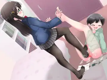 Ashi de sa reru no hazukashīkedo… o nēchan ni fuma retai Fhentai - Page 65